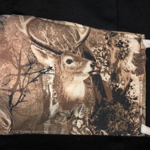 Deer Buck Camouflage Face Mask Reversible Unisex